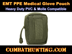 Green EMT Glove Pouch Molle Medical Glove Pouch