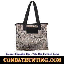 Camo Grocery Shopping Bag-Tote Bag For Men