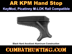 Hand Stop M-LOK KeyMod Picatinny Rail Compatible