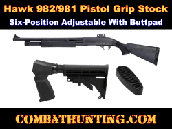 IAC Hawk 982/981 Shotgun Pistol Grip Stock & Buttpad Adjustable