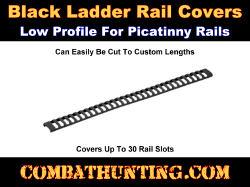 Ladder Rail Covers Picatinny Black 30 Slot