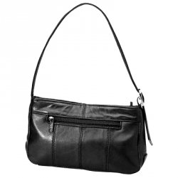 Womens Handbag Genuine Leather Purse Black