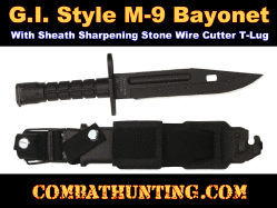 G.I. Style M9 Bayonet Knife With Scabbard