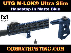 UTG M-LOK Ultra Slim Handstop Matte Blue