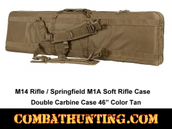 M14-Springfield M1A Soft Case Tan Deluxe Carbine Case