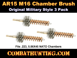 M16 AR-15 CHAMBER BRUSHES - 3 Pack