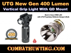 UTG New Gen 400 Lumen Grip Light With QD Mounting Base