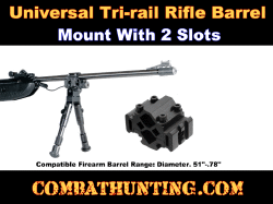 Bipod Barrel Mount 2 Slot