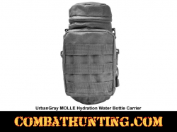 Urban Gray MOLLE Hydration Water Bottle Carrier Pouch