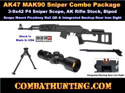 Mak 90 Ak47 Dragunov Stock With Sniper Combo Kit Scope Package