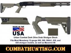 Mossberg Maverick 88 Pistol Grip Stock & Forend With Rails Olive Drab