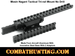 UTG® Mosin Nagant Tactical Tri-rail Mount No Drill