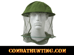 Olive Drab Military Style Mosquito Head Net