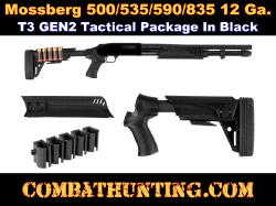 Mossberg 500/535/590/835 12 Ga T3 GEN2 Stock Forend Package Black