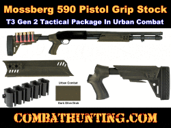 Mossberg 590 Pistol Grip Stock and Forend Urban Combat