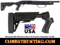 Mossberg 990 Aftershock Stock Six-Position Adjustable Tactlite