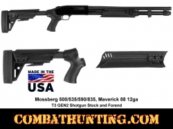 Mossberg Maverick 88 T3 GEN2 Pistol Grip Shotgun Stock and Forend