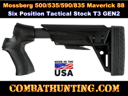 Mossberg Maverick 88 Shotgun Stock with Pistol Grip Stock In Black