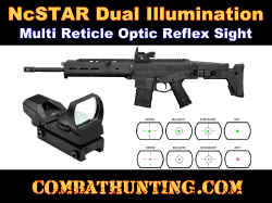 NcSTAR Dual Illumination Multi Reticle Optic Reflex Sight