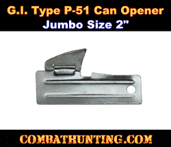 G.I. Style P-51 Can Opener Jumbo Size 2"