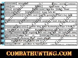 Personal Firearms Record Log Book Gun-Guides