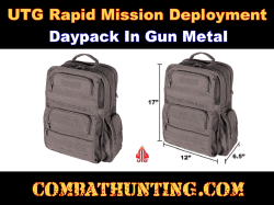 UTG Rapid Mission Deployment Daypack Gun Metal