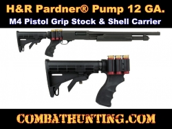 H&R Pardner Pump Six Position Pistol Grip Stock & Shell Holder