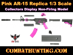 Pink AR-15 RW Minis Replica 1/3 Scale Non-Firing Model