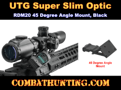 UTG Super Slim RDM20 45 Degree Angle Mount Black