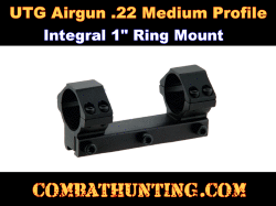 Leapers Accushot 1-Pc Mount 1" Rings 3/8" Dovetail Medium Profile Airgun/22