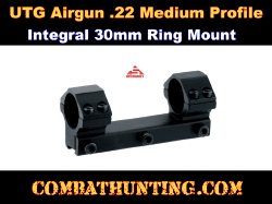 UTG� ACCUSHOT� 30mm Medium Profile Airgun/.22 Rifle Dovetail Integral Mount
