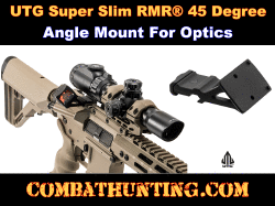 UTG® Super Slim RMR® 45 Degree Angle Mount Black