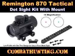 Remington 870 Tactical Red Dot Sight With Picatinny Rail