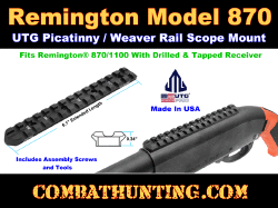 UTG PRO Remington Model 870 Picatinny Rail Scope Mount