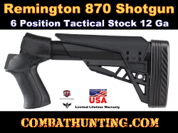 Remington 870, 887 Tactical Stock Six Position 12 Gauge