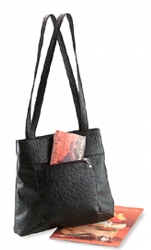 Riviera Ostrich Grain Women Purse