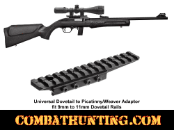 Rossi RS22 .22 LR  Dovetail to Picatinny/Weaver Adaptor
