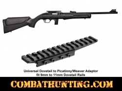 Rossi RS22 .22 LR  Dovetail to Picatinny/Weaver Adaptor