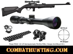 Rossi RS22 .22 LR Semiautomatic Rimfire Rifle Scope Mount Kit