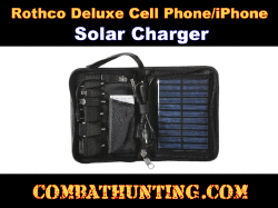 Rothco Deluxe Cell Phone iPhone Solar Charger