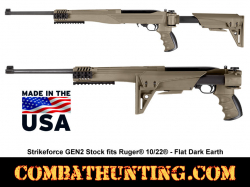 Ruger® 10/22® Tactical Folding Stock Flat Dark Earth Polymer