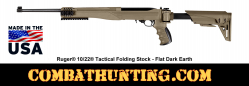 Ruger® 10/22® Tactical Folding Stock Flat Dark Earth Polymer