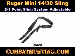 Ruger Mini 14/30 Sling Black 2 Point Sling System