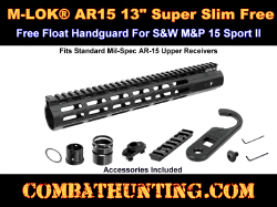 S&W M&P 15 Free-Float Handguard M-LOK Super Slim 13"