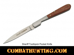 Sheriff Toothpick Pocket Knife