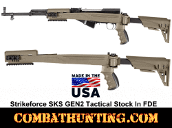 ATI Strikeforce SKS Gen2 Stock Folding Stock Flat Dark Earth