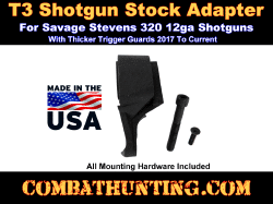 T3 Stevens 320 Shotgun Stock Adapter for 2017 To Current Model