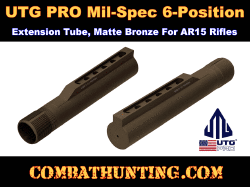 Leapers UTG PRO Mil-spec 6-position Extension Tube Matte Bronze
