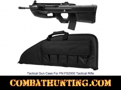 Tactical Gun Case For FN FS2000 Tactical Rifle Black