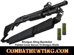 Tactical Shotgun Sling with Shell Holder